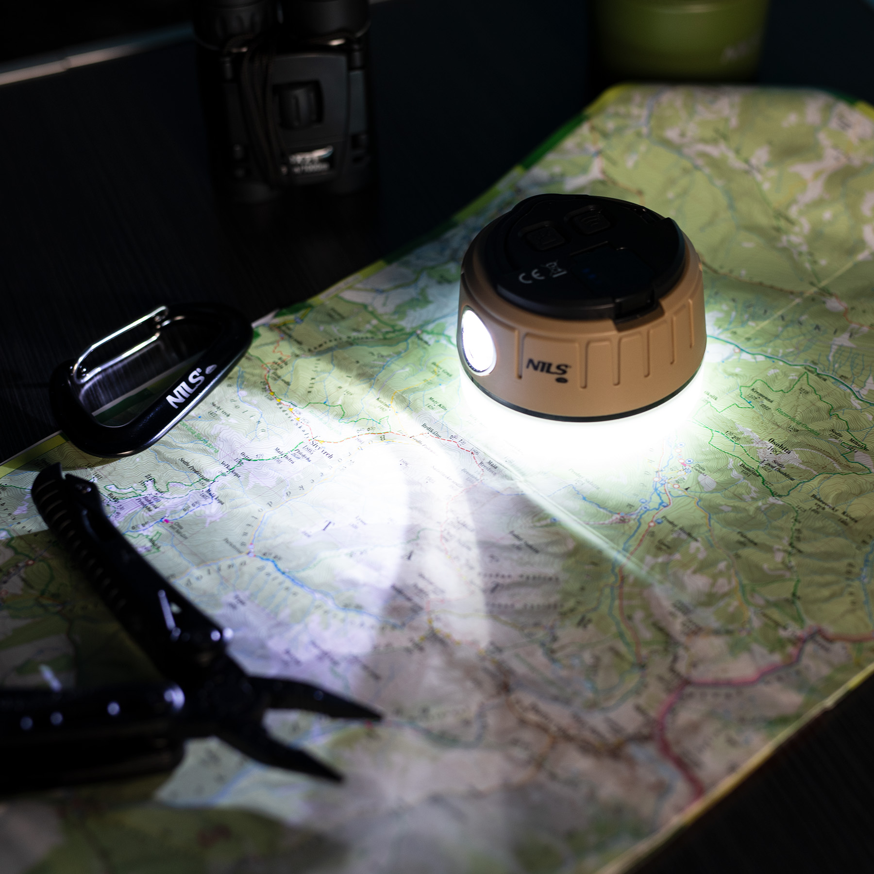 Kempingová LED svítilna NILS Camp NC0005 500 lm