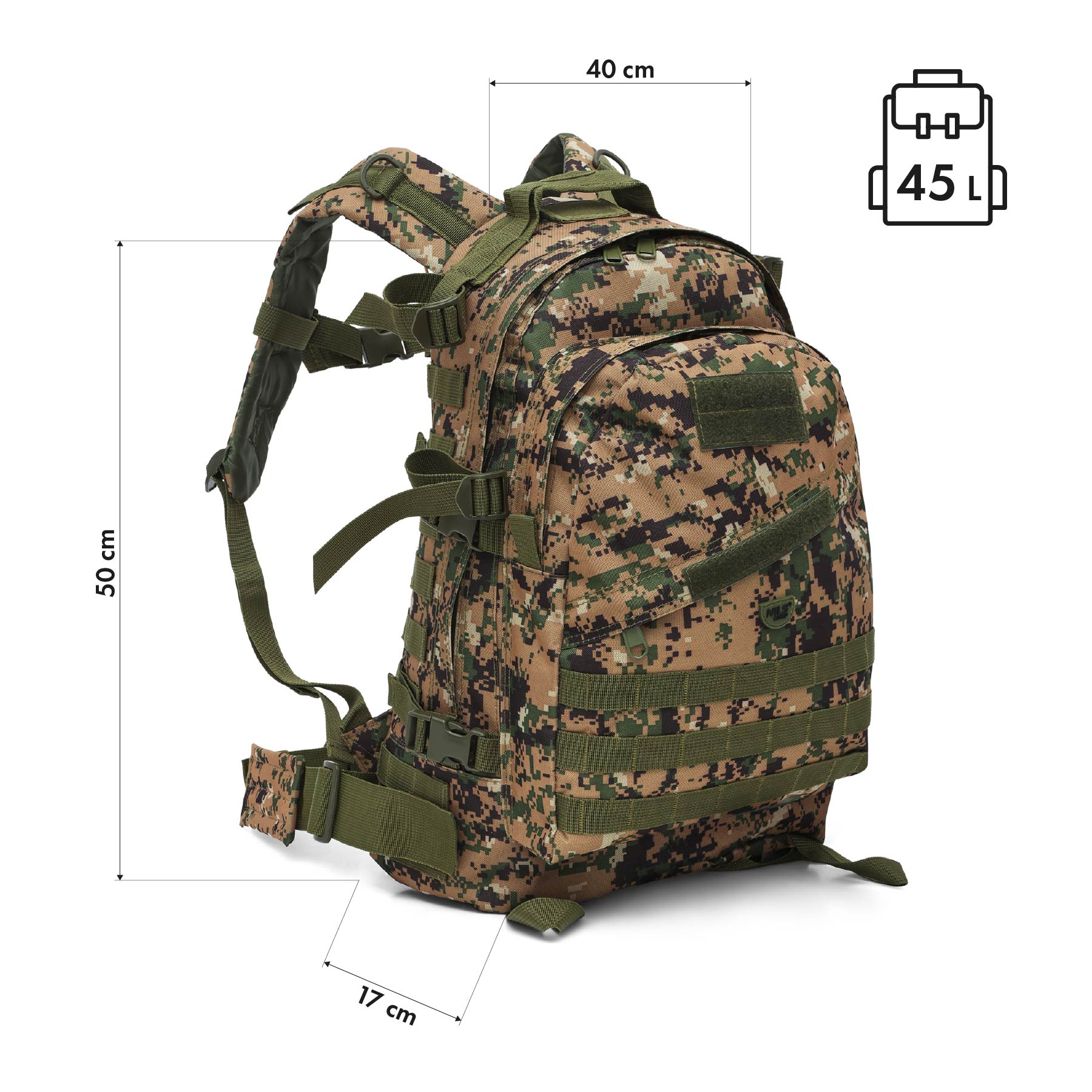 Batoh NILS Camp NC3904 Vanguard maskáčový 45L