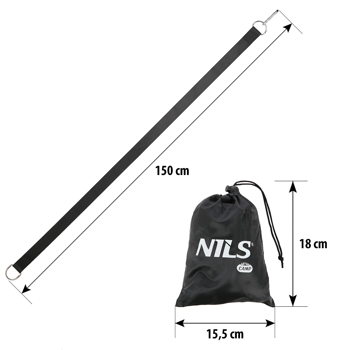 Sada popruhů NILS Camp NC1722 2 kusy