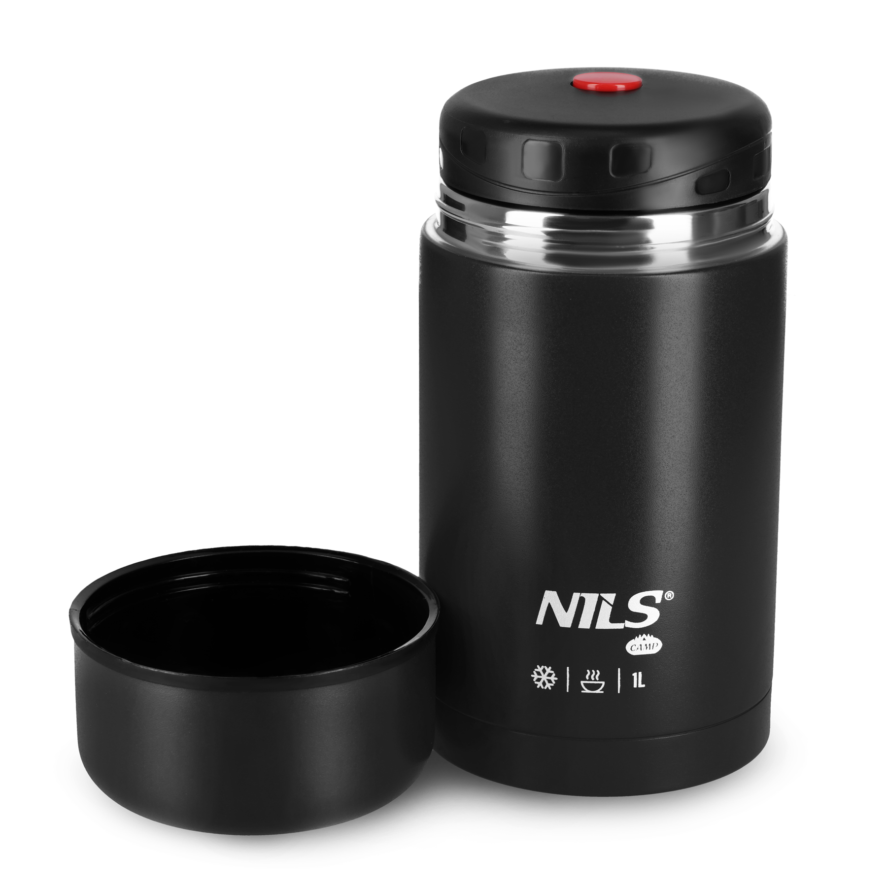 Termoska na jídlo NILS Camp NC3802 černá 1000 ml
