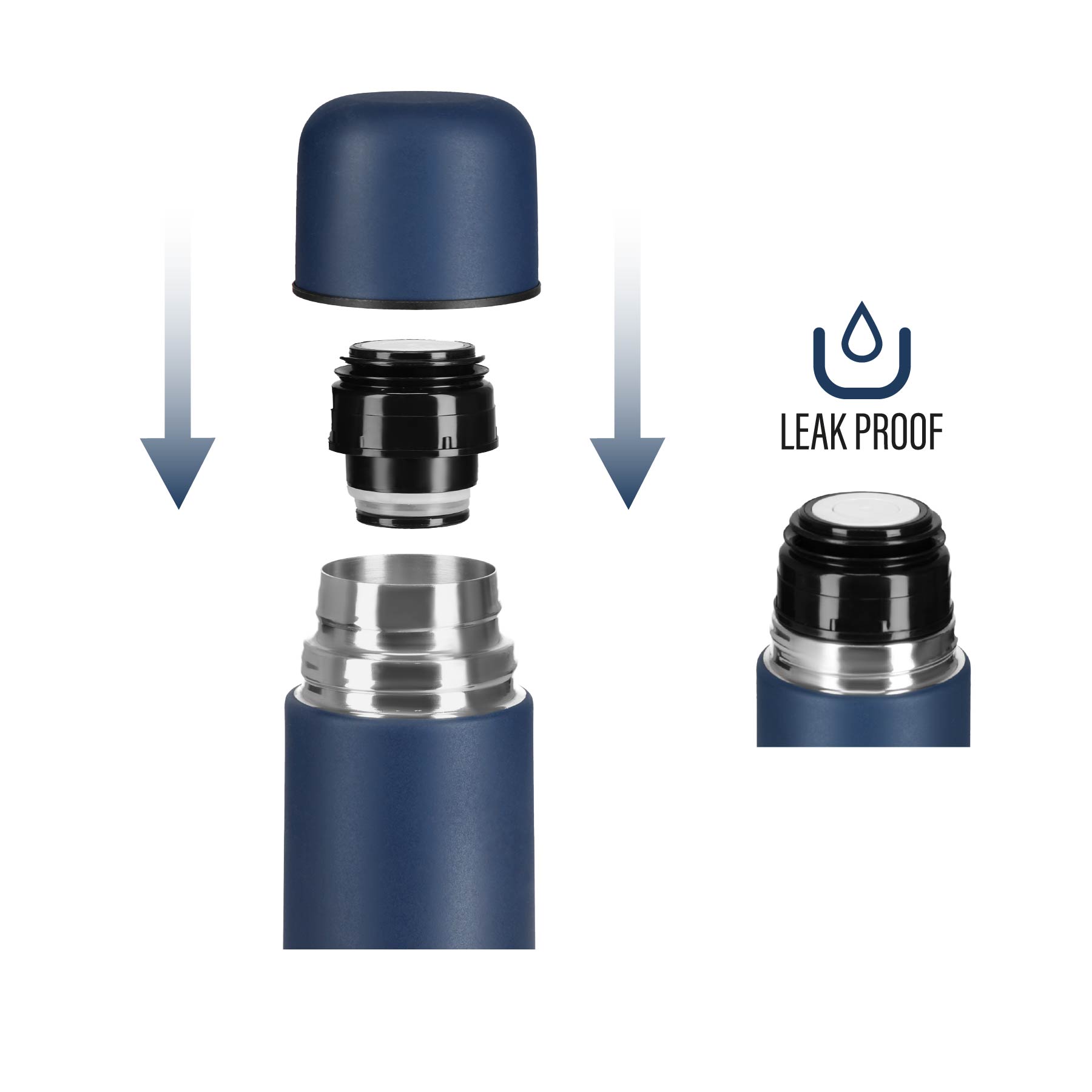 Termoska NILS Camp NC3803 modrá 500 ml