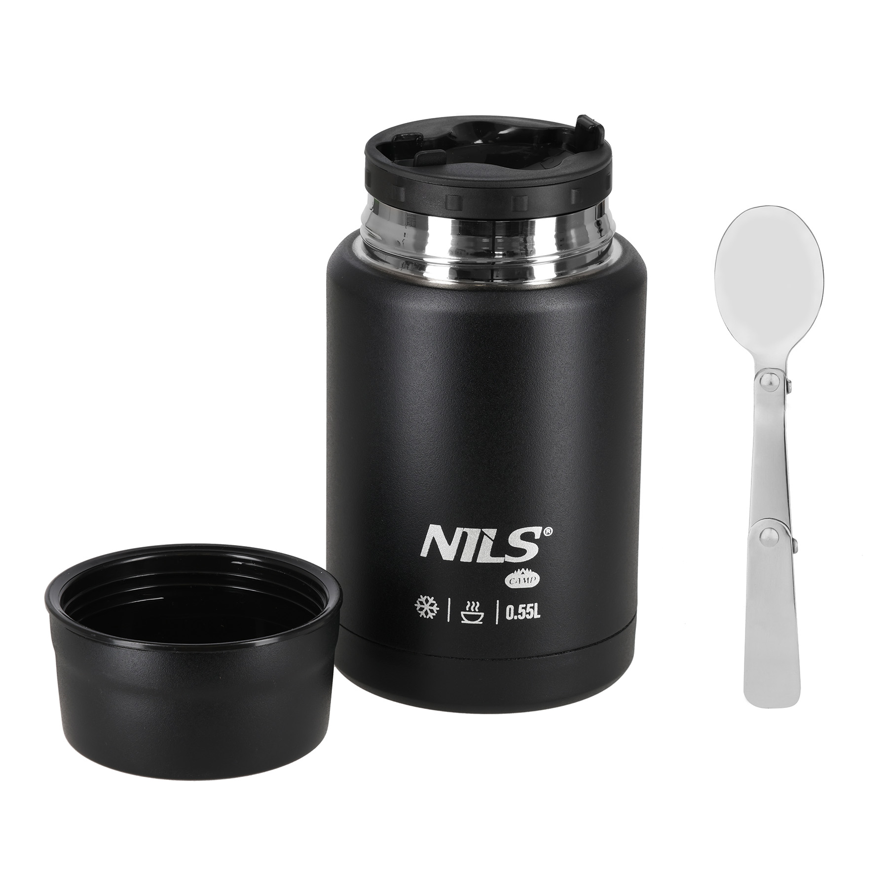 Termoska na jídlo NILS Camp NC3807 černá 550 ml