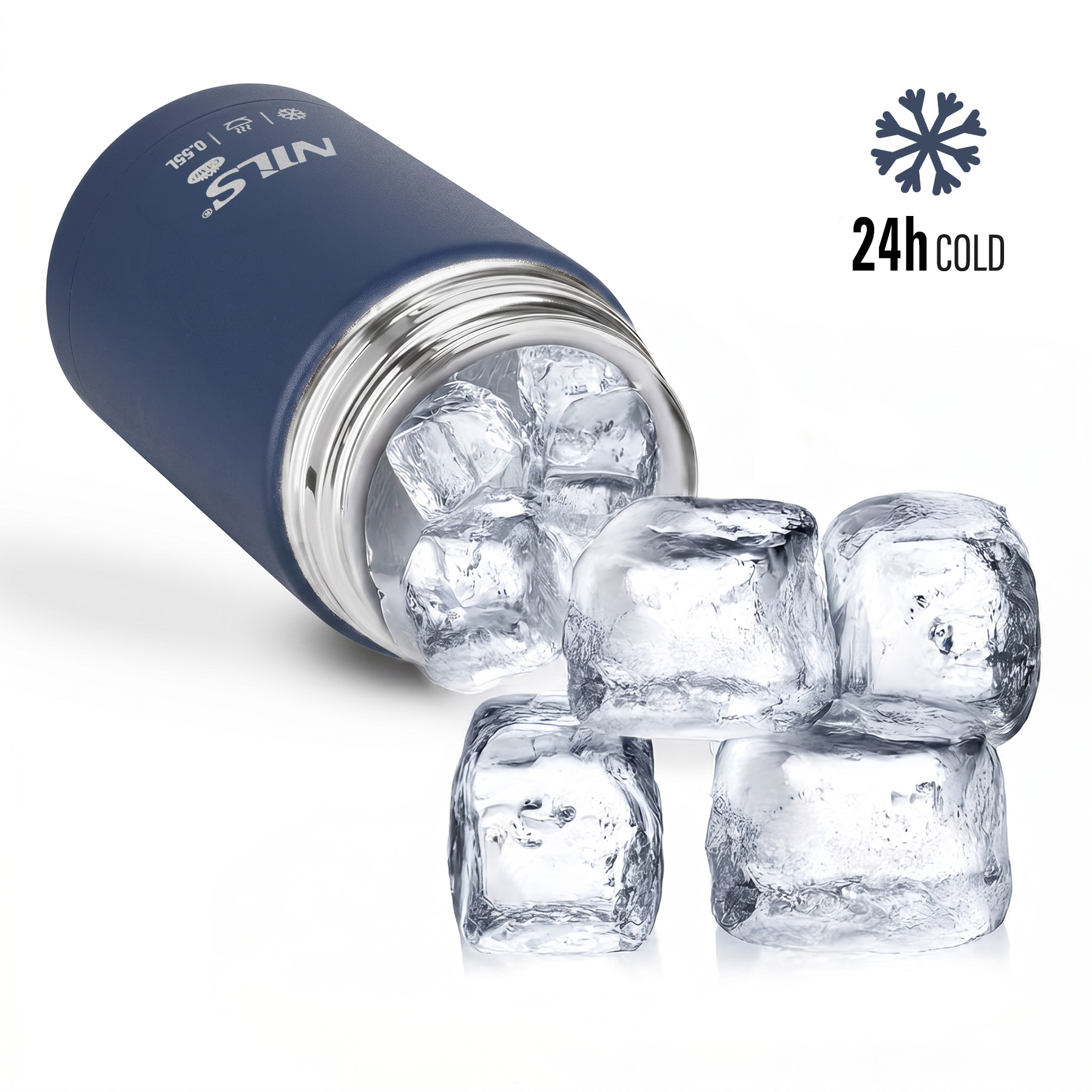 Termoska na jídlo NILS Camp NC3807 modrá 550 ml