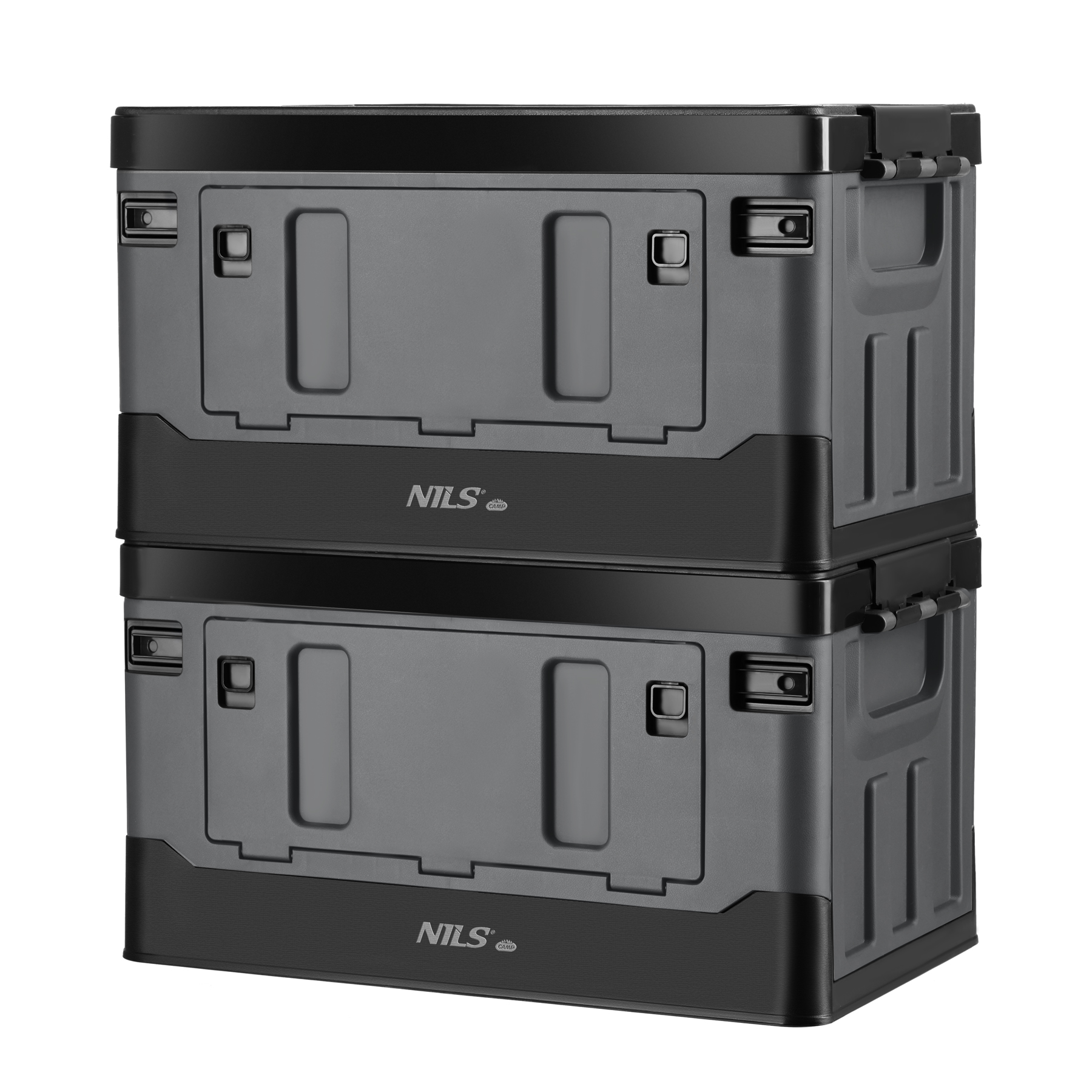 Skládací box NILS Camp NCB4601 2v1 s víkem a dřevěnou deskou 38 litrů