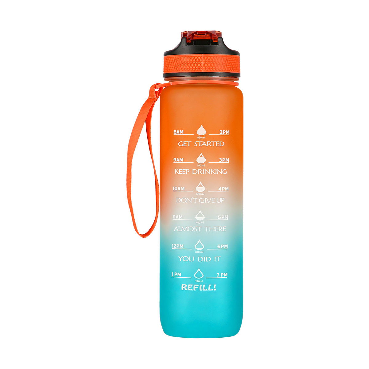 Tritanová láhev na pití NILS Camp NCD68 1000 ml oranžovo-modrá