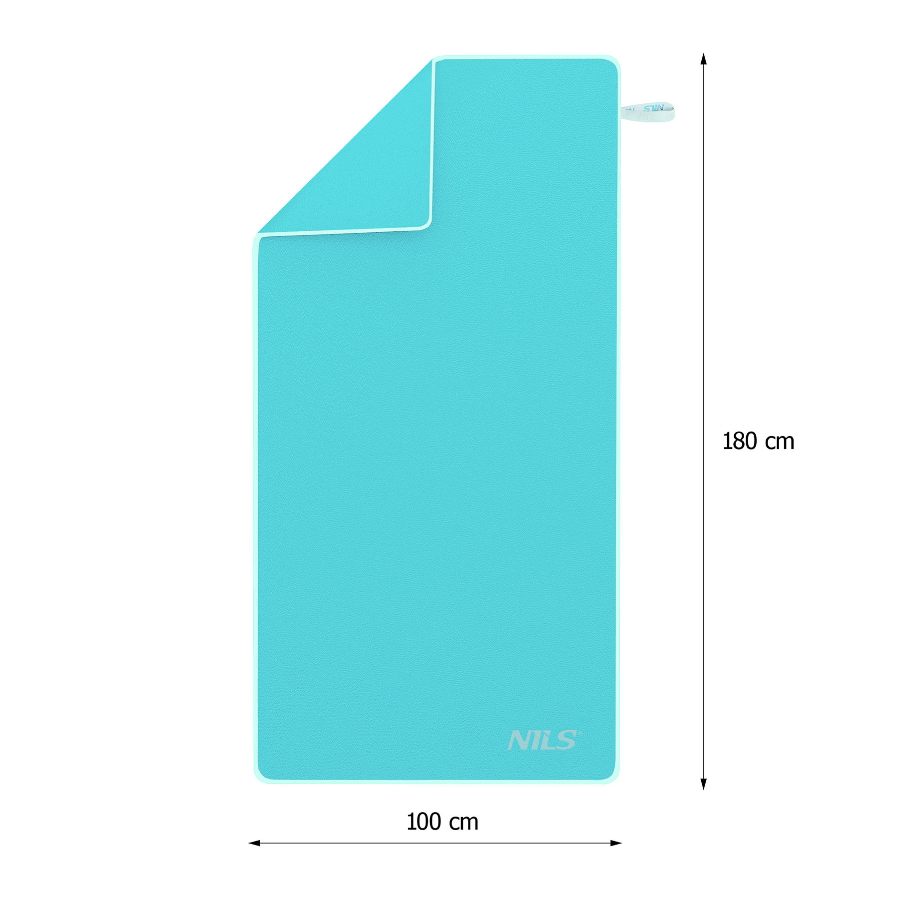 Ručník z mikrovlákna NILS NCR12 mořská/zelenomodrá