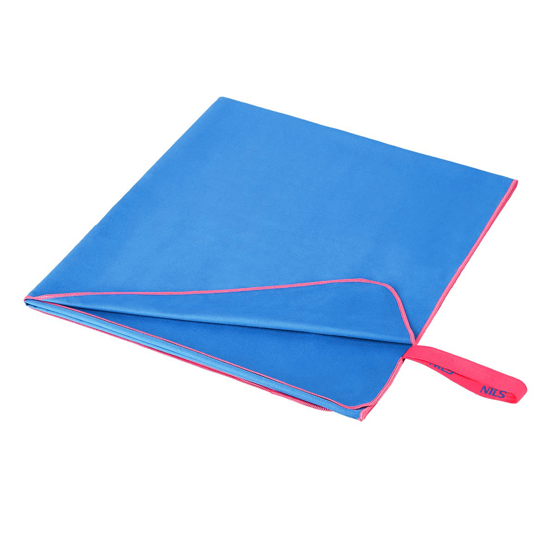 Ručník z mikrovlákna NILS NCR13 modrý/růžový