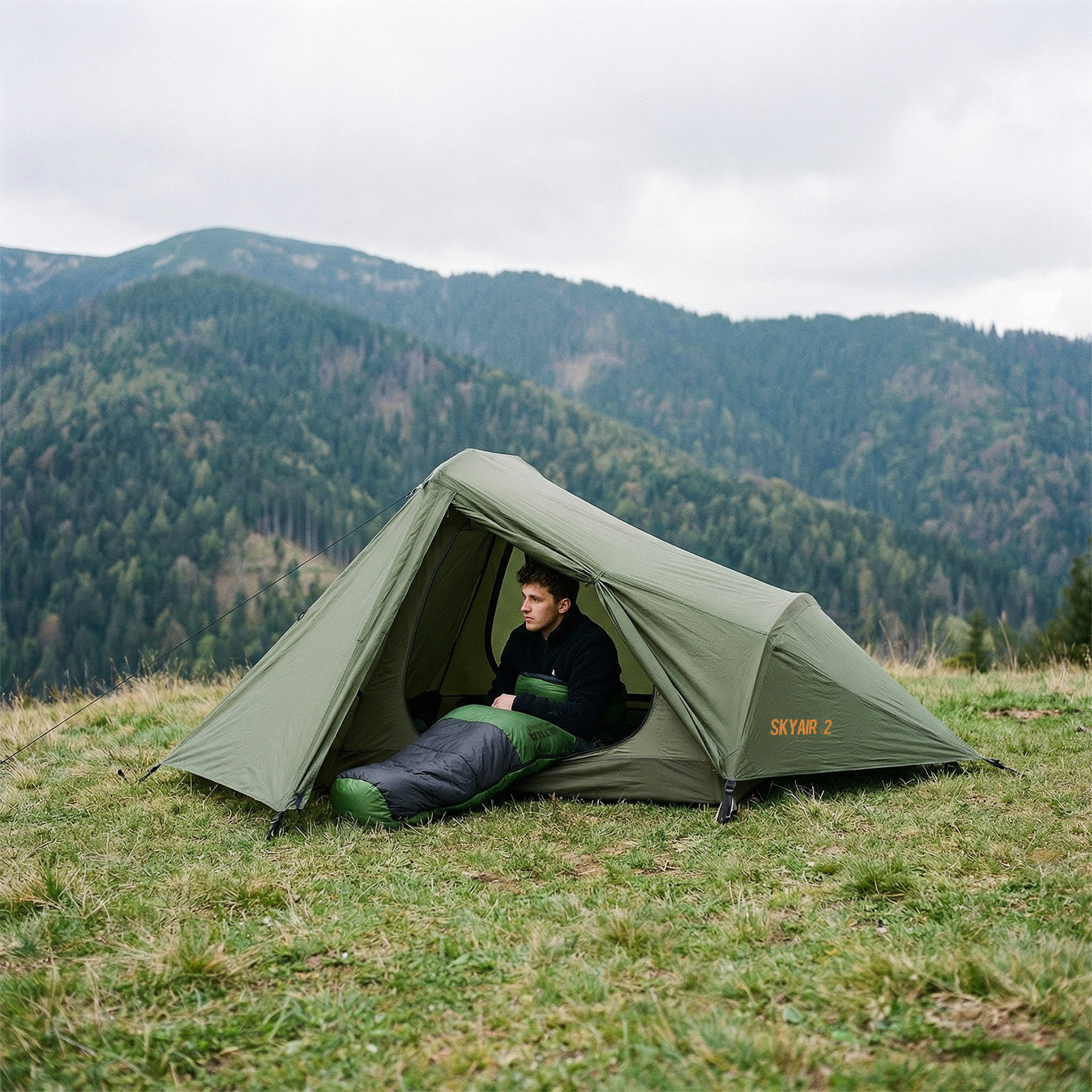 Spací pytel NILS Camp NC1705 Ultralight černý/zelený