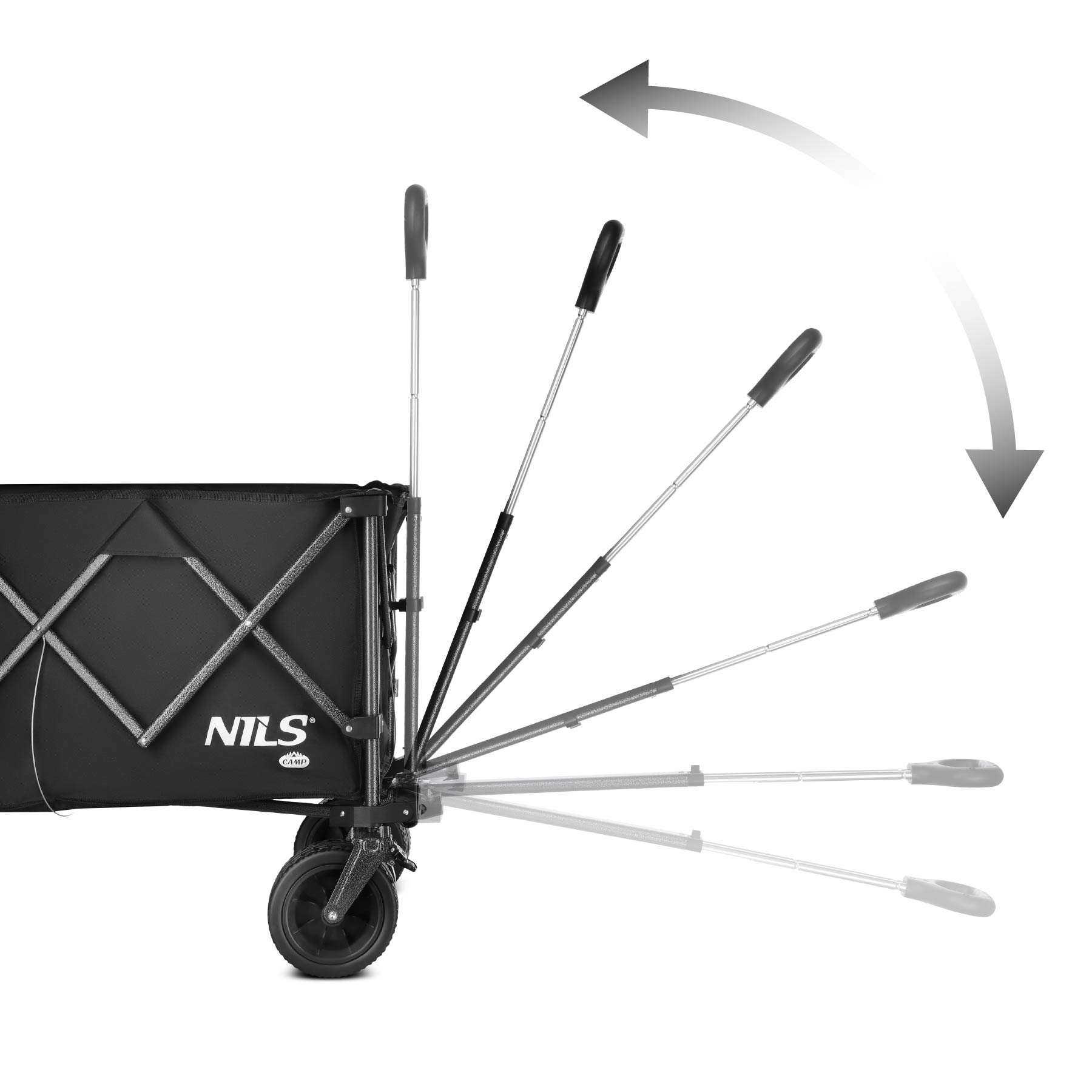 Kempingový vozík NILS Camp NC2604 XXL černý