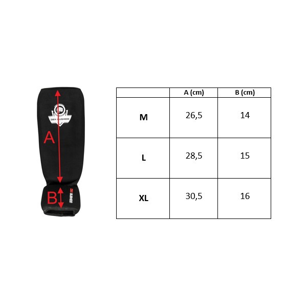 Chrániče holení a nártu DBX BUSHIDO SP-20v1