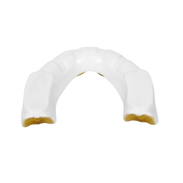 Chránič zubů DBX BUSHIDO ARM-100021 bílo-zlatý