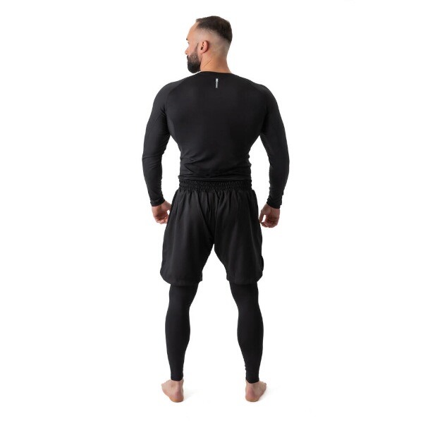 Pánské tréninkové tričko DBX BUSHIDO Rashguard RSL Black