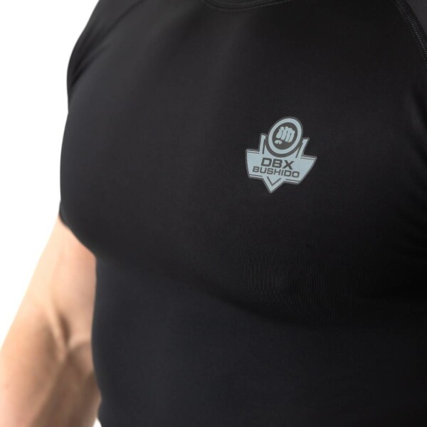 Pánské tréninkové tričko DBX BUSHIDO Rashguard RS Black