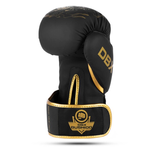 Boxerské rukavice DBX BUSHIDO Gold Dragon