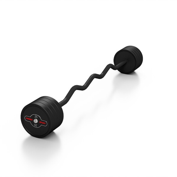 Lomená, obouruční činka MARBO MW-SG-35-L, 35 kg, černá