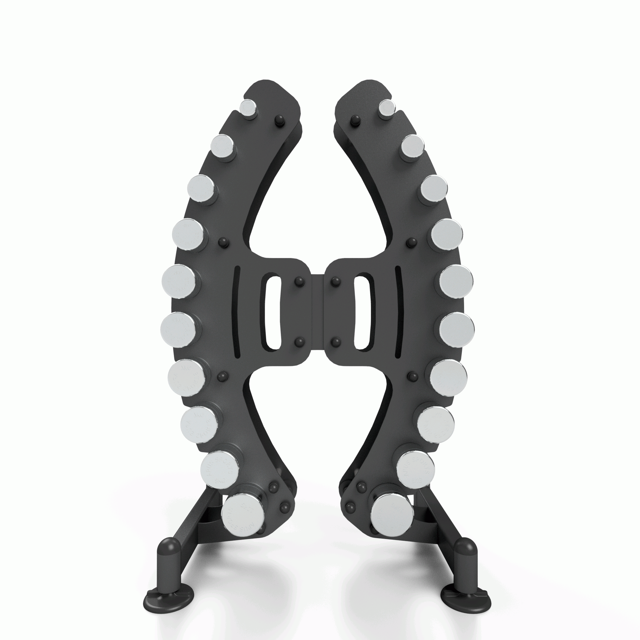 Sada činiek so stojanom Marbo Sport MP-S206