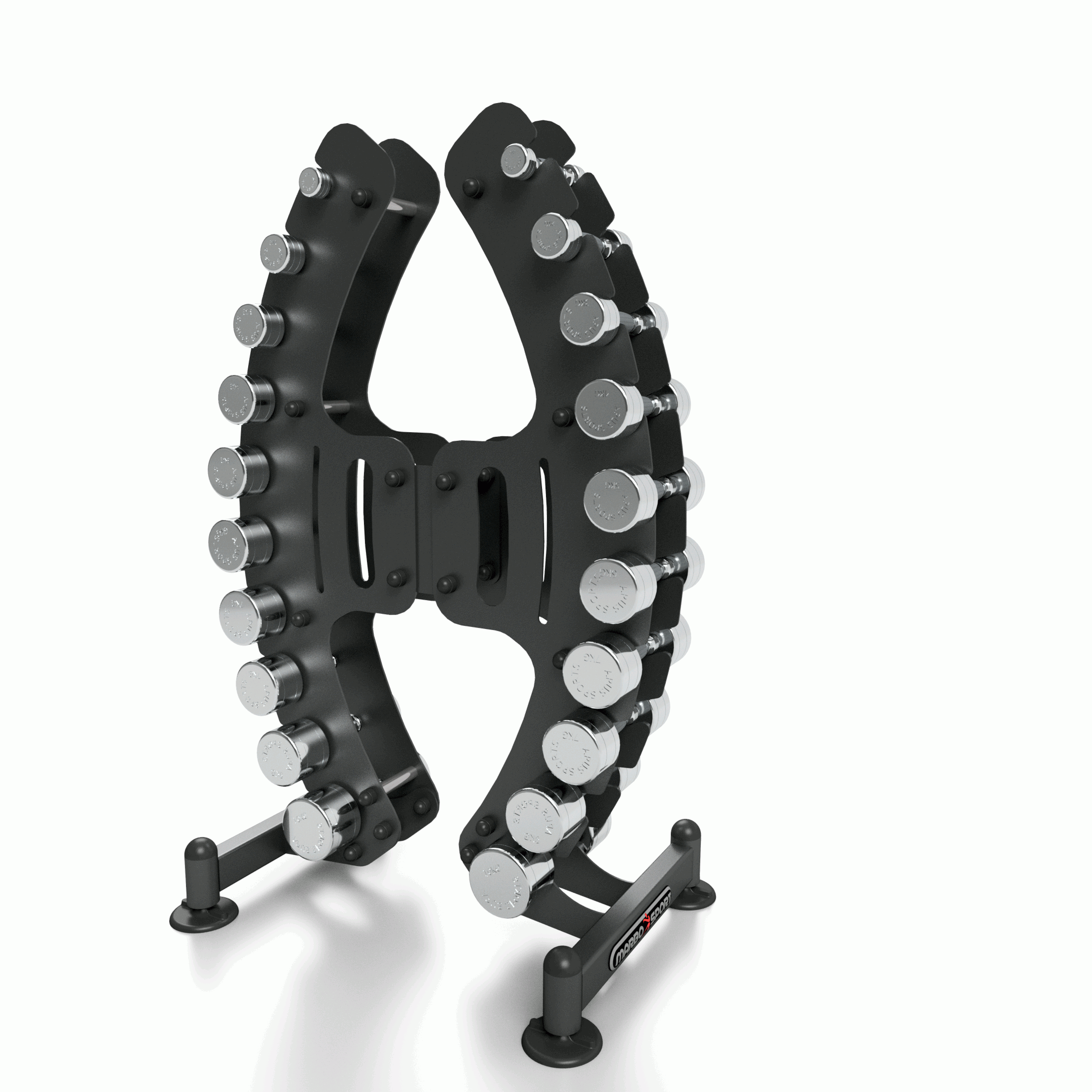 Sada činiek so stojanom Marbo Sport MP-S206