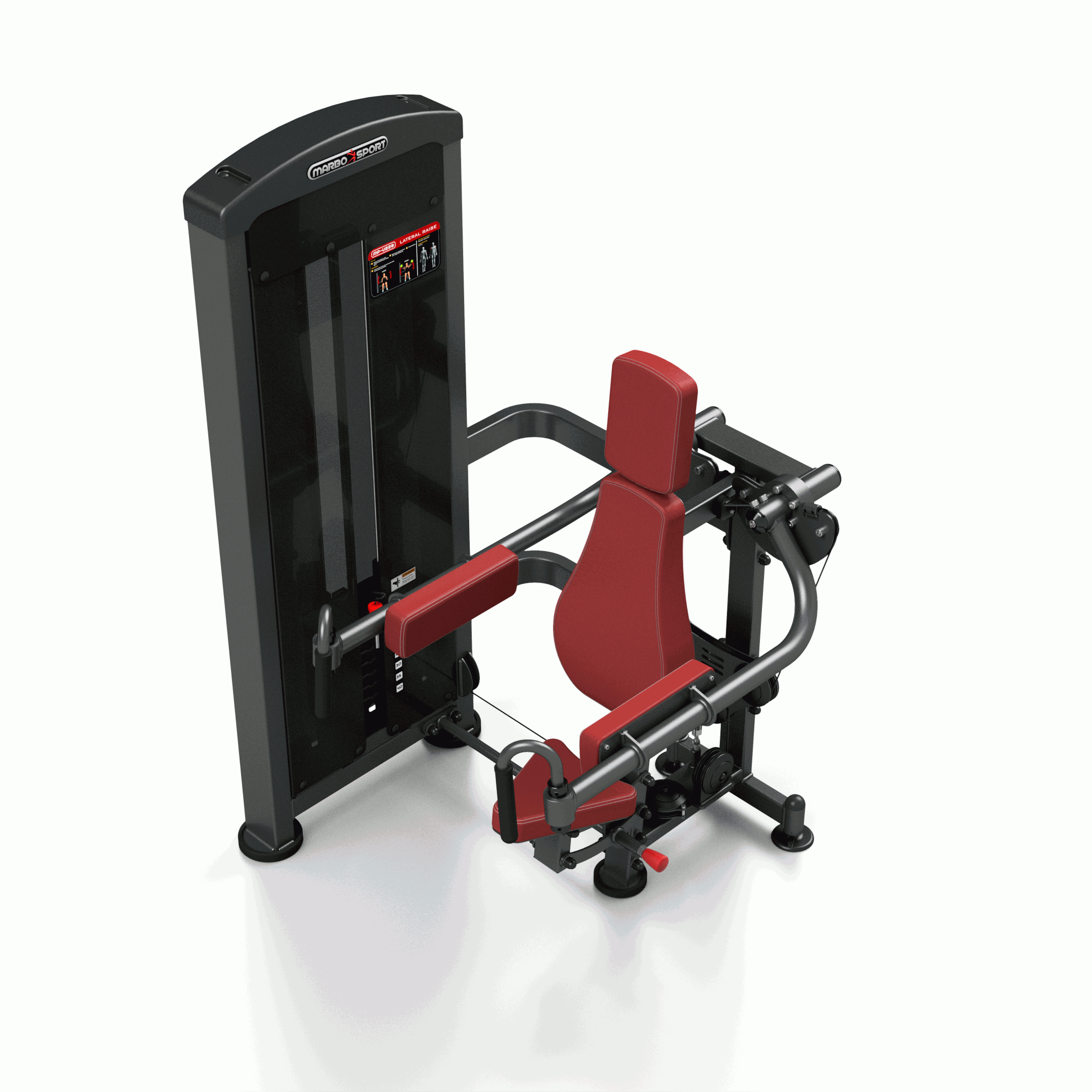 Posilňovací stroj na ramená - deltový sval