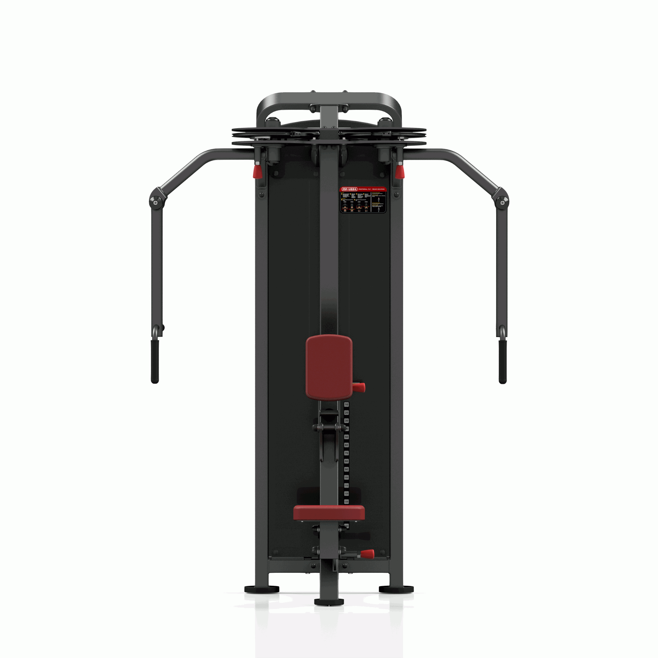 Posilňovací stroj 2v1 na prsia a chrbát