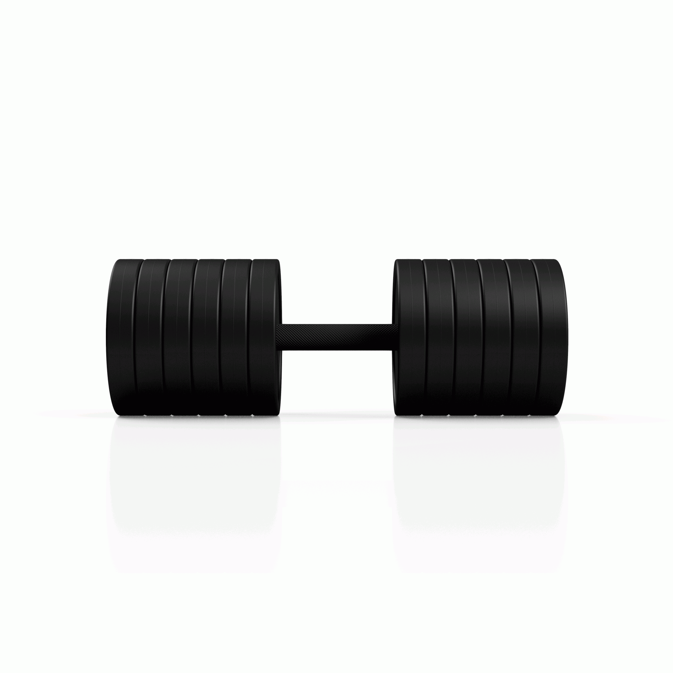 Profesionálna pogumovaná jednoručka 50 kg - Marbo Sport