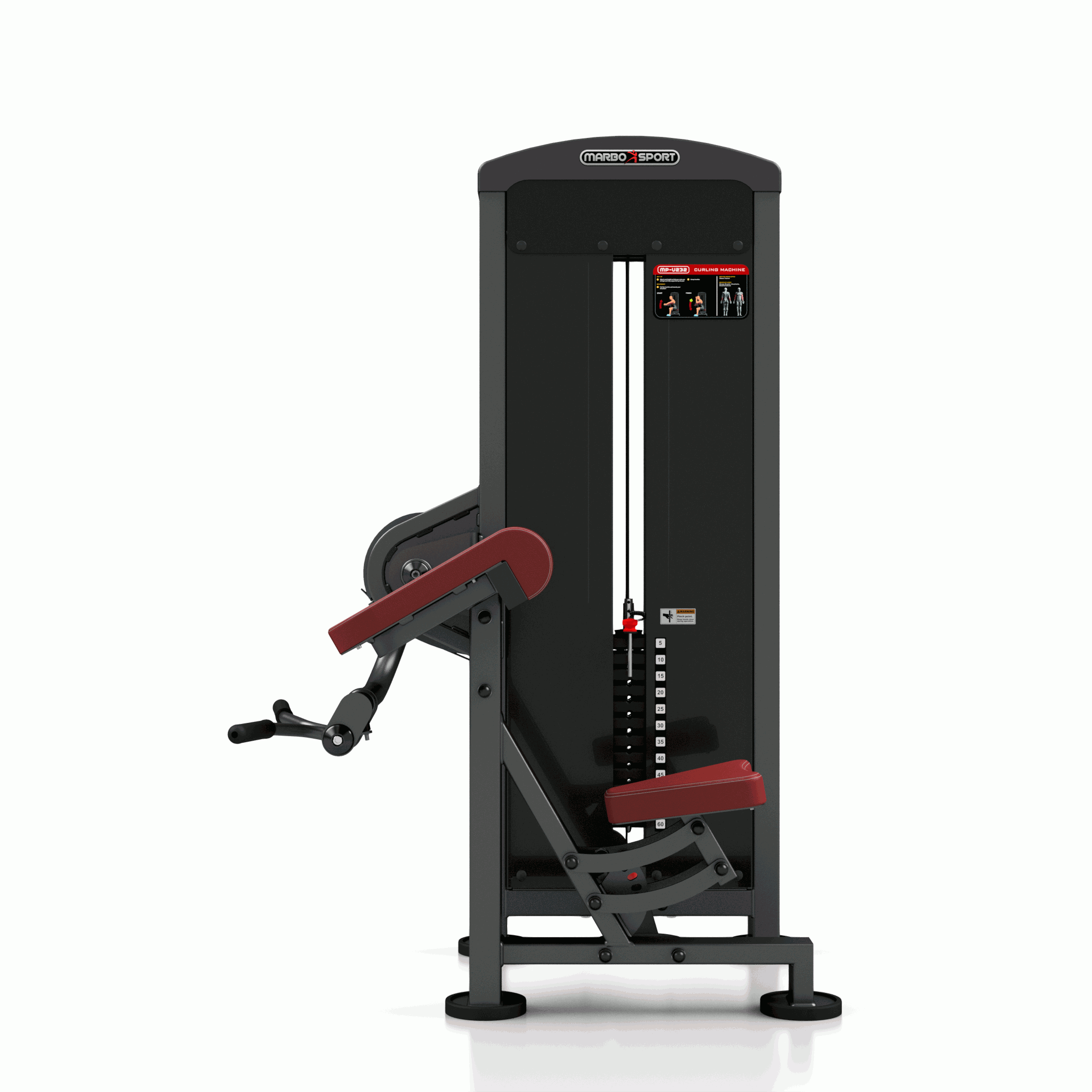 Stroj na biceps so závažím Marbo Sport MP-U232
