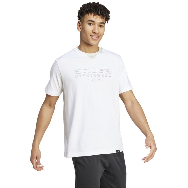 Tričko adidas Tech Linear Graphic M IW2690