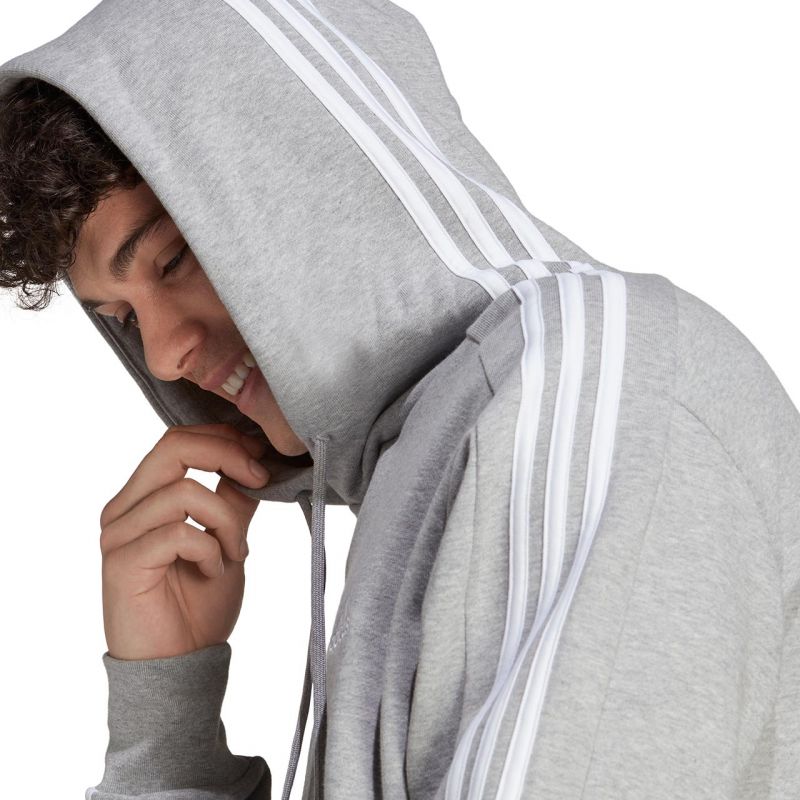 adidas Essentials French Terry 3-Stripes Hoodie M IC0437