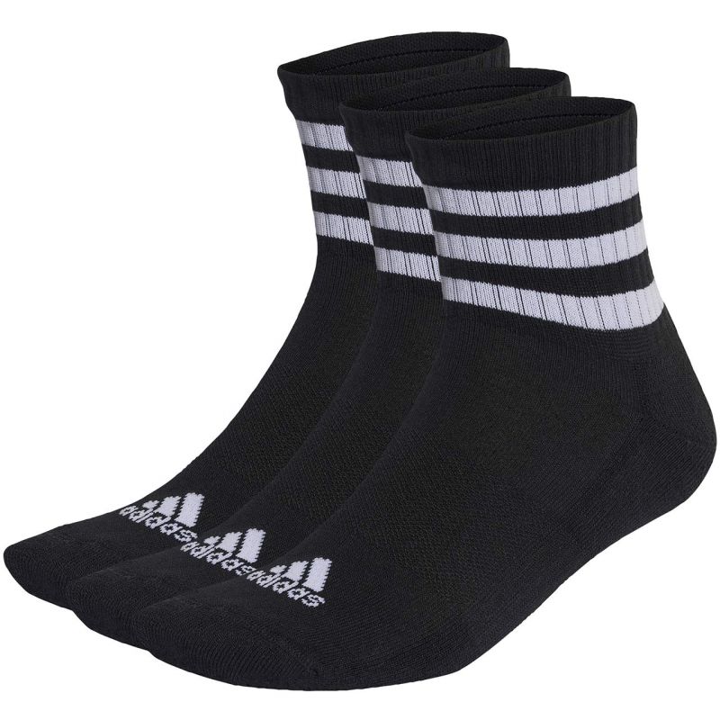 Ponožky adidas 3-Stripes Cushioned Sportswear Mid-Cut Socks 3 Pairs IC1317
