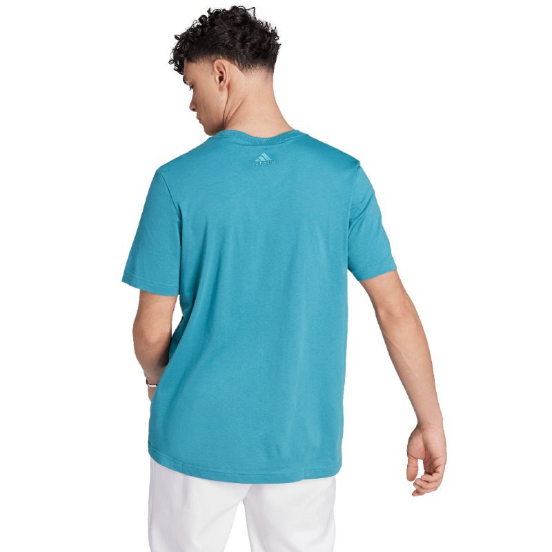 Tričko adidas Essentials Single Jersey Linear Embroidered Logo Tee M IJ8655
