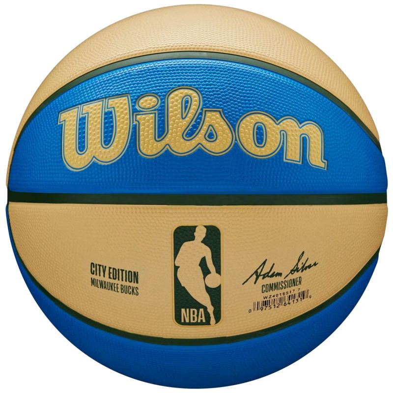 Wilson NBA Team City Edition Milwaukee Bucks Ball WZ4016517ID