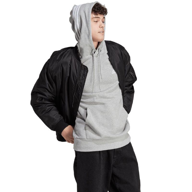 adidas Essentials French Terry 3-Stripes Hoodie M IC0437
