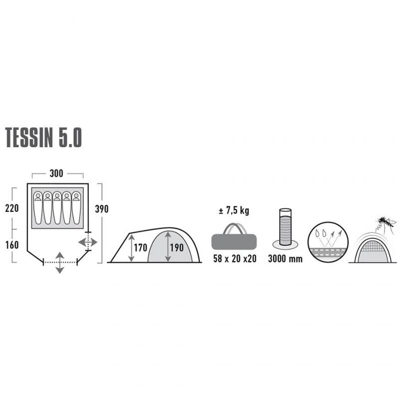 High Peak Tessin 5 10228