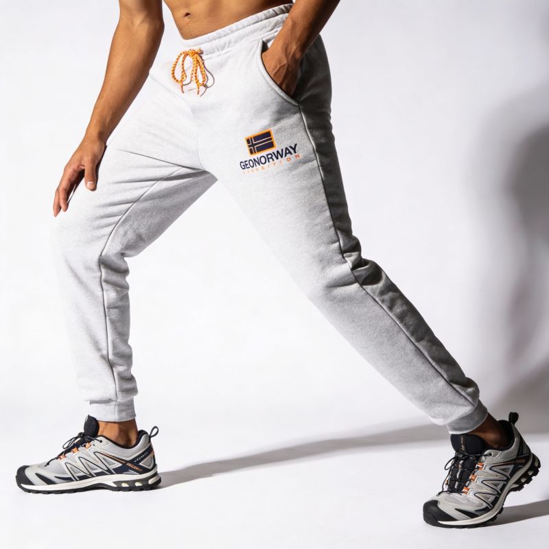 Tepláky Geographical Norway Jogging Pant Maelo PR M WY1554H/GN/Blended Grey