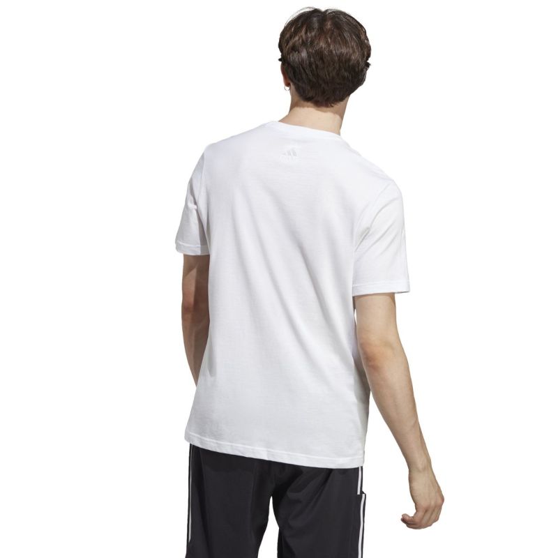 Tričko adidas Essentials Single Jersey Linear Embroidered Logo Tee M IC9276
