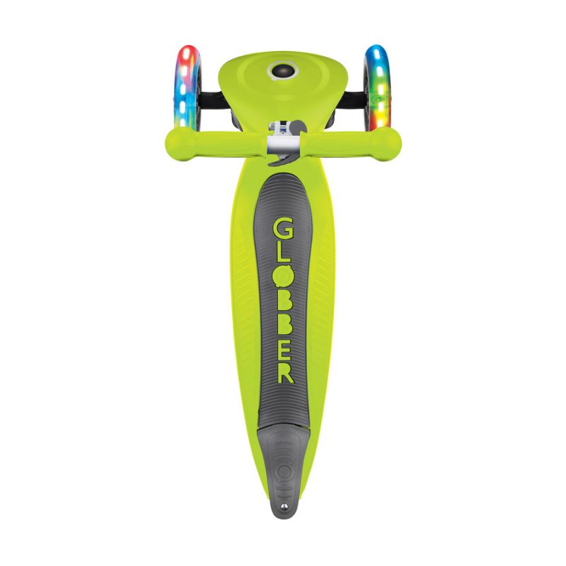 Globber Foldable Lights Lime Green Jr 437-106