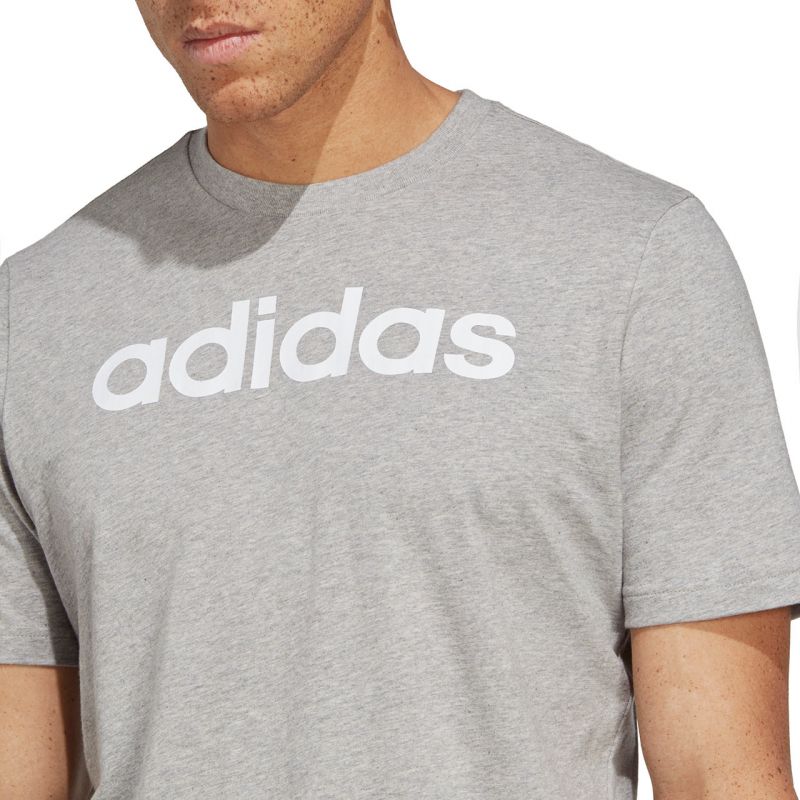 Tričko adidas Essentials Single Jersey Linear Embroidered Logo Tee M IC9277