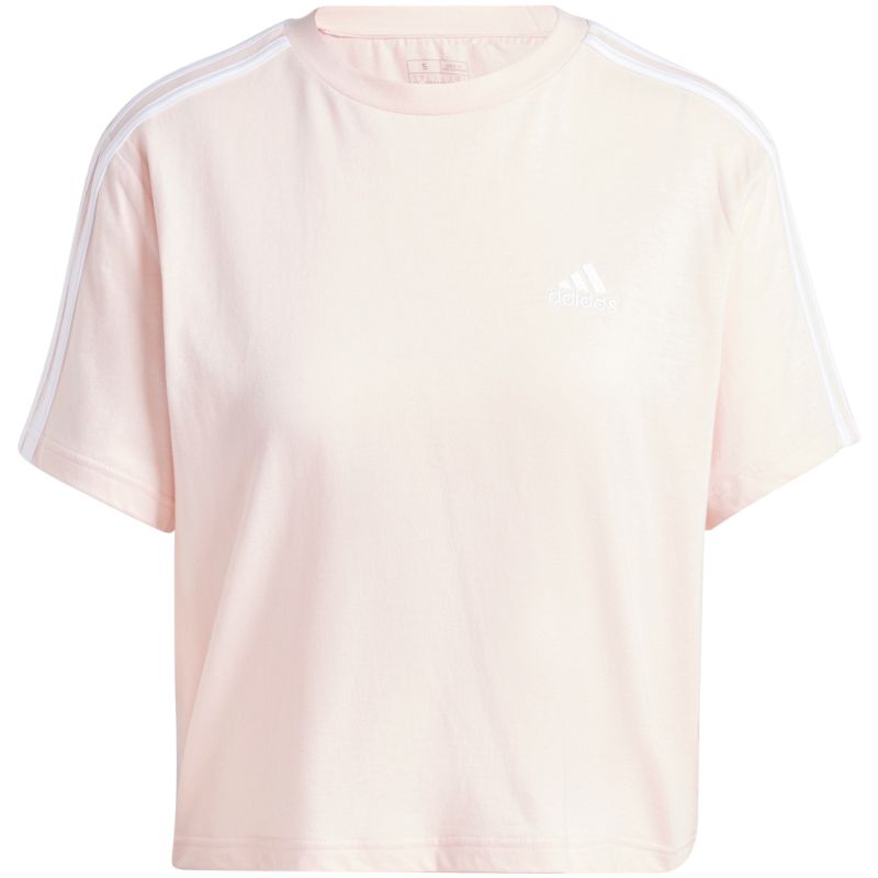 Tričko adidas Essentials 3-Stripes Single Jersey Crop Top W IY4227