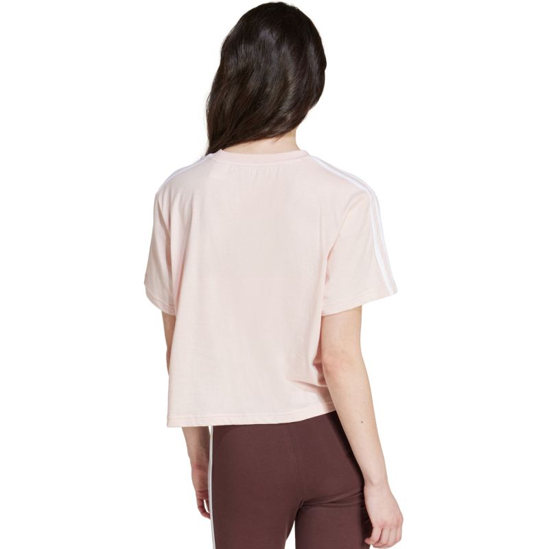 Tričko adidas Essentials 3-Stripes Single Jersey Crop Top W IY4227