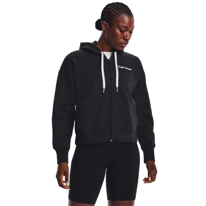 Under Armour Essential Fleece Script FZ Hoodie W 1374106-001