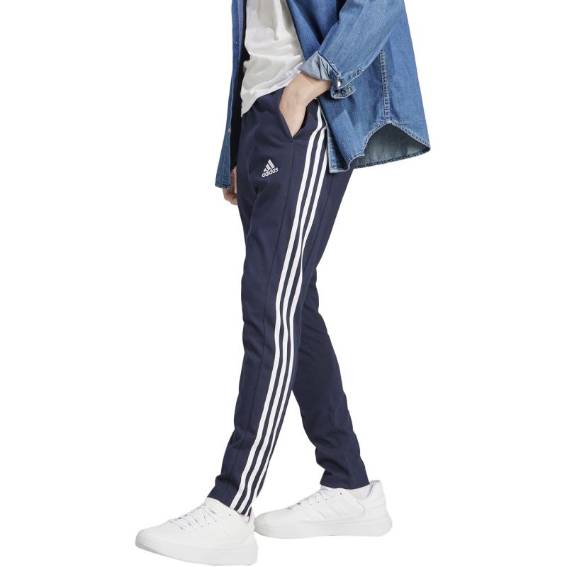 Tepláky adidas Essentials Single Jersey Tapered Open Hem 3-Stripes M IC0045