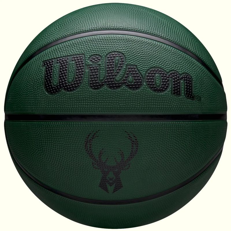 Wilson NBA Team Tribute Solid Milwaukee Bucks Ball WZ4025417XB