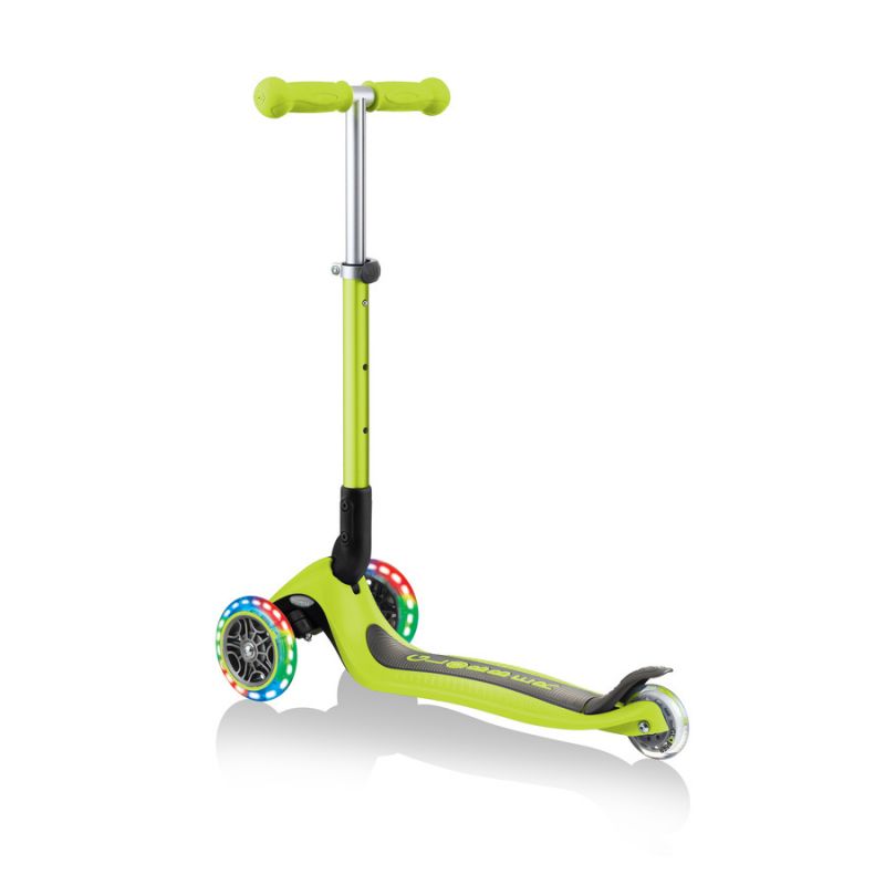Globber Foldable Lights Lime Green Jr 437-106