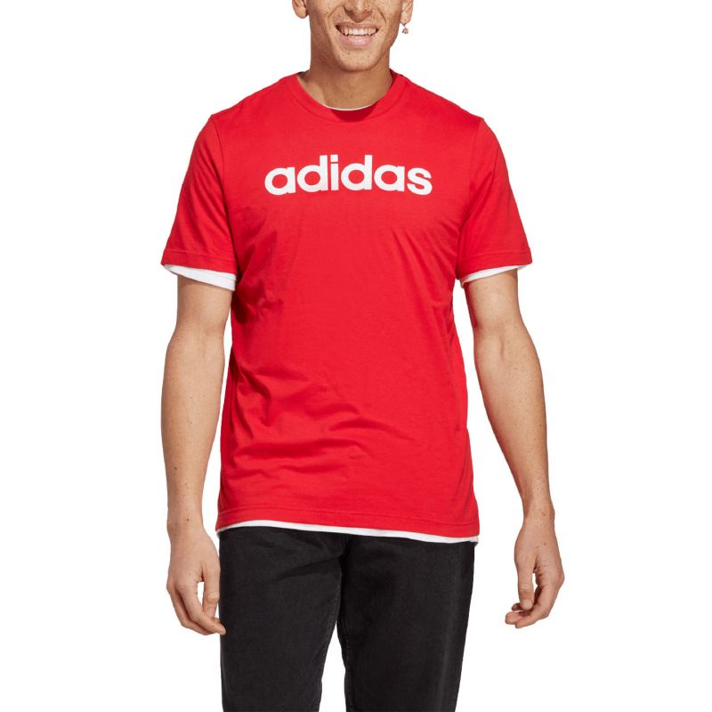 Tričko adidas Essentials Single Jersey Linear Embroidered Logo M IC9278