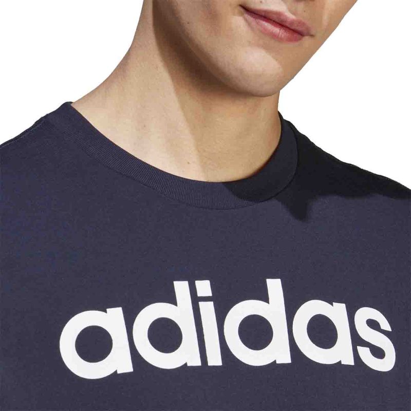 Tričko adidas Essentials Single Jersey Linear Embroidered Logo Tee M IC9275
