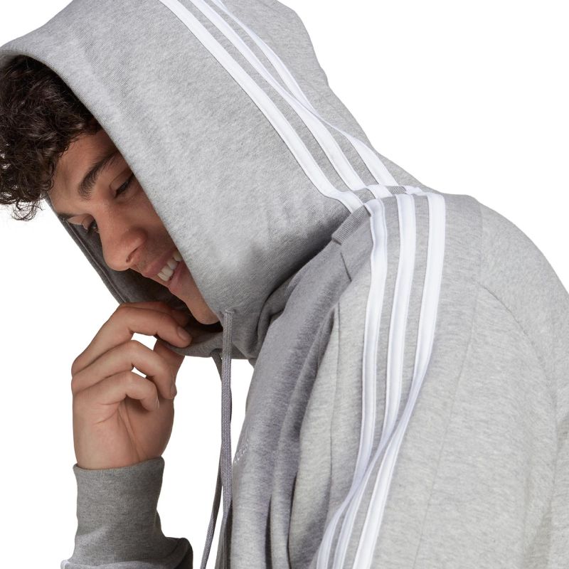 adidas Essentials French Terry 3-Stripes Hoodie M IC0437