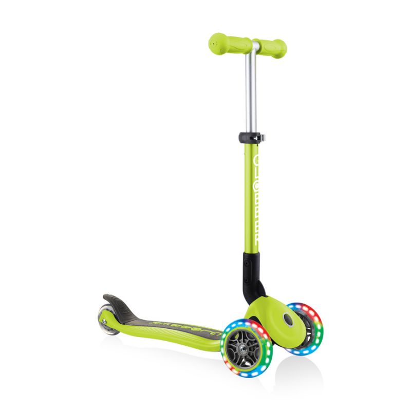 Globber Foldable Lights Lime Green Jr 437-106