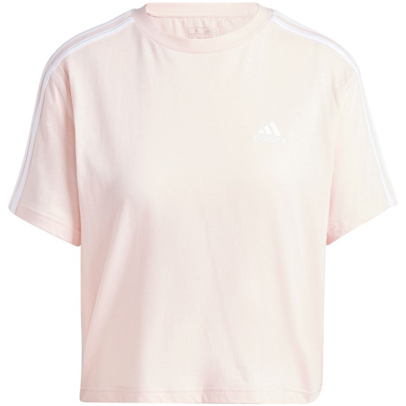 Tričko adidas Essentials 3-Stripes Single Jersey Crop Top W IY4227