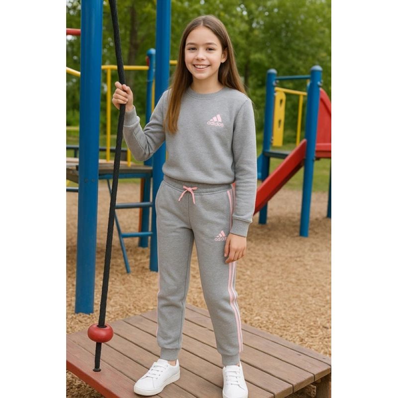 Tepláky adidas French terry 3 Jr HM8759