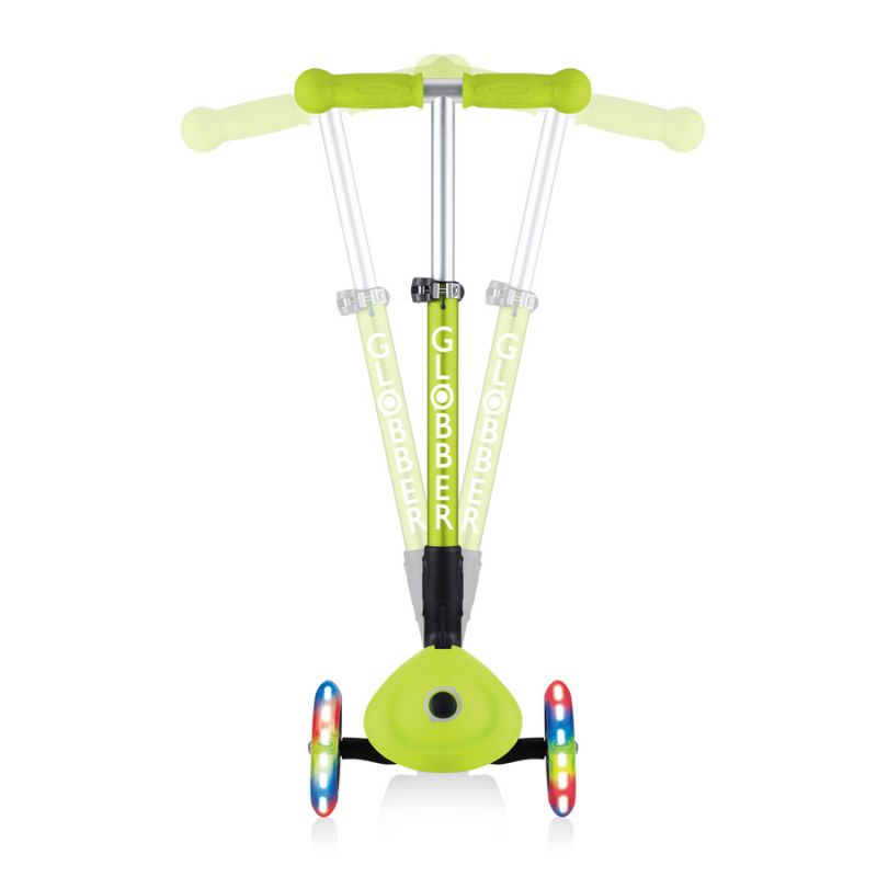 Globber Foldable Lights Lime Green Jr 437-106