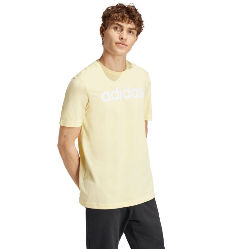 Tričko adidas Essentials Single Jersey Linear Embroidered M IZ4769